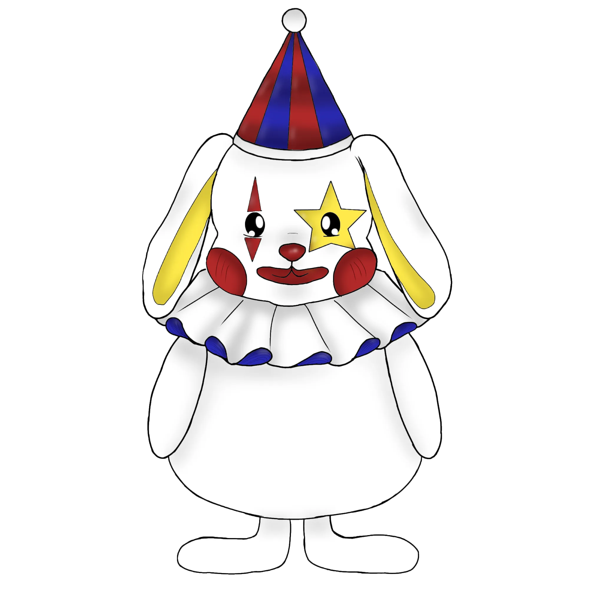 Maskot kelinci Tels Cup